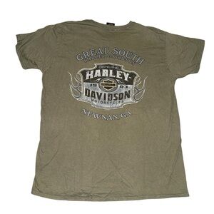 Green Harley-Davidson T-Shirt